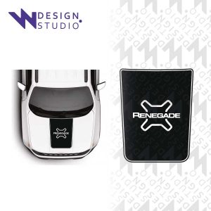 Kits de pegatinas protector de capo con logo renegade