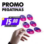 PROMO Pegatinas Impresas - Troqueladas